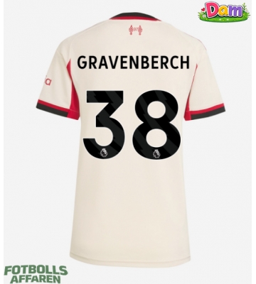 Liverpool Ryan Gravenberch #38 Bortatröja Kvinnor 2025-26 Kortärmad